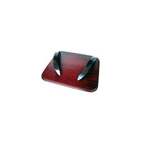 Socle bois exotique pour casque - 3180 grande taille