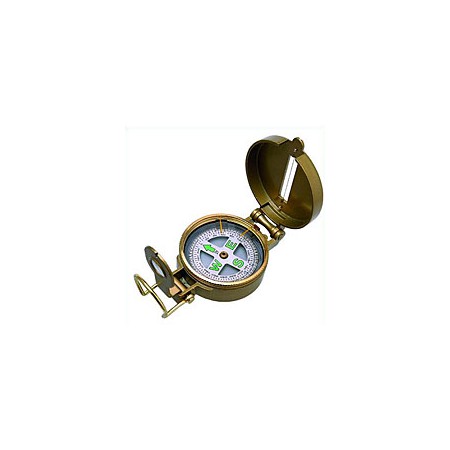 Compas de relèvement métal doré - 9801