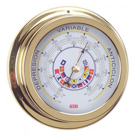 Baromètre PAVILLONS diamètre 150mm - Marineshop