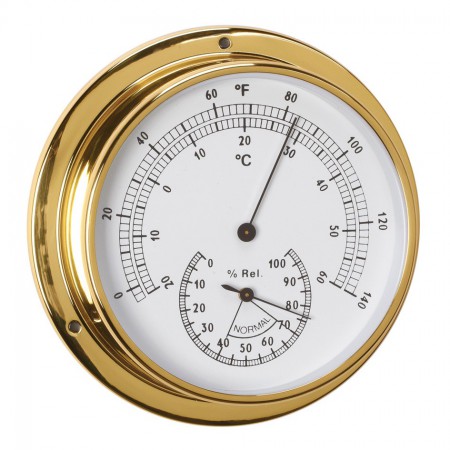 Thermomètre Hygromètre diamètre 120 mm - Marineshop