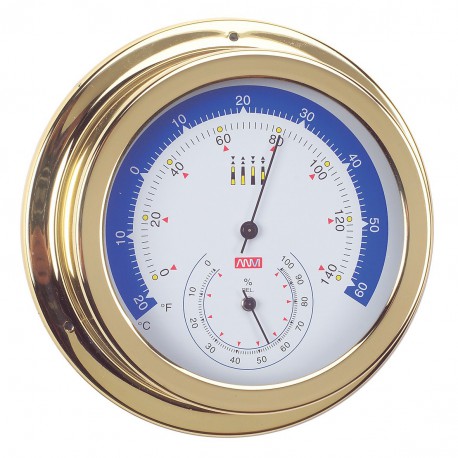 Thermomètre Hygromètre MARINE diamètre 150mm - Marineshop