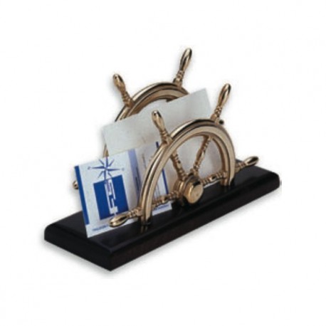 Porte lettre Gouvernail en laiton poli - Marineshop