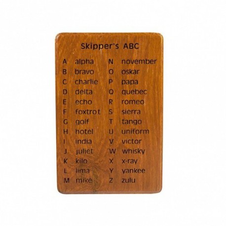 L'alphabet international du skipper - Marineshop