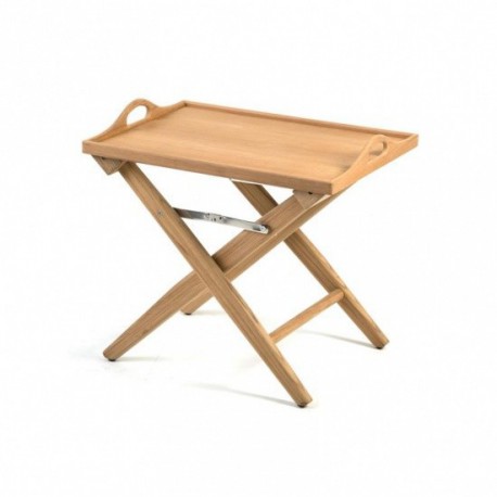 Plateau en Teck - Tabouret Metteur en scène - Marineshop