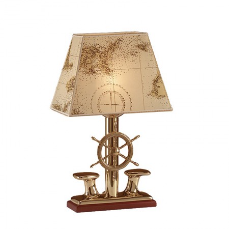 Lampe abat-jour sur pied barre à roue - 2210C - Marineshop.biz