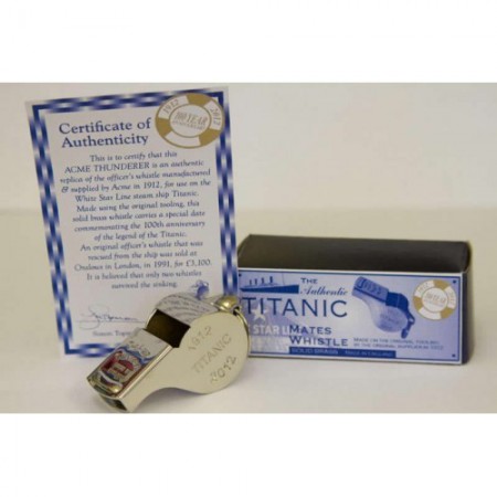 Sifflet du Titanic - Certificat - Marineshop