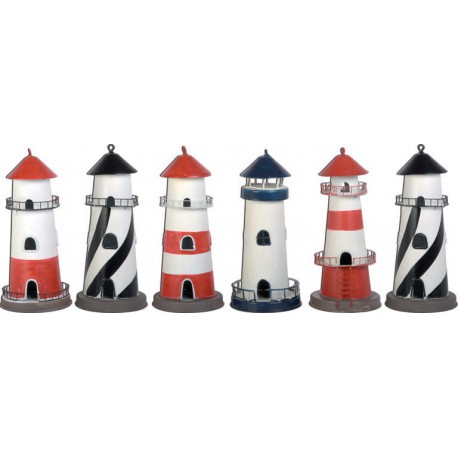 Set de 6 Mini Phares Decoratifs