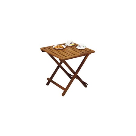 Table de jardin rallonges en teck - 3353