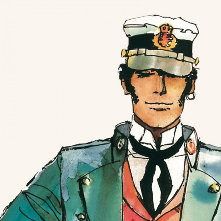 Toile Corto Maltese - Corto debout