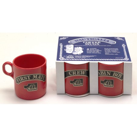 Set de 4 mugs Marins