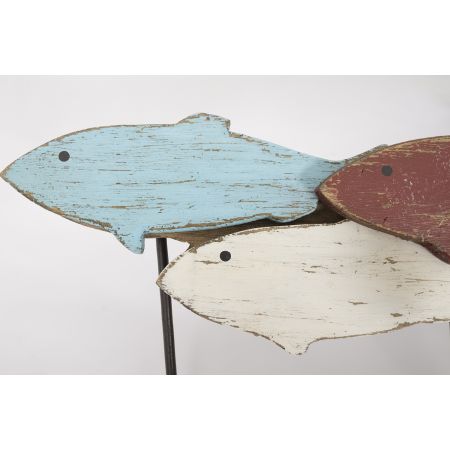 Porte-manteau patère Banc de poissons