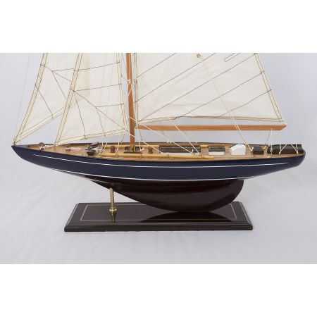 Voilier bleu 60cm