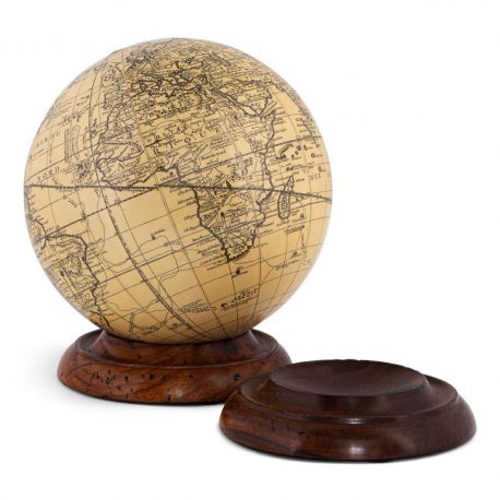 Support en bois pour Globe Mercator