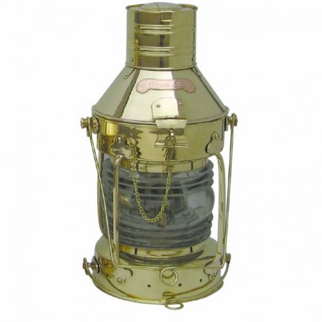 Lampe d'Ancre à pétrole  laiton  H: 48cm