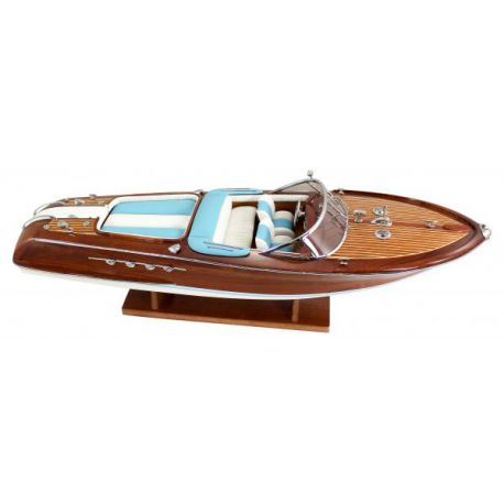 Bateau de sport  bois/metal  L: 67cm