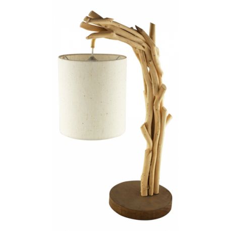 Lampe de Chevet Bois Flotté