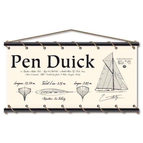 Toile Croquis Pen Duick - Ecru - Marineshop