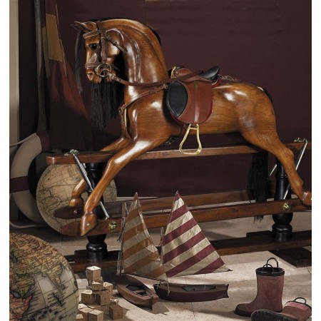 Cheval à bascule en bois - Ambiance - Marineshop