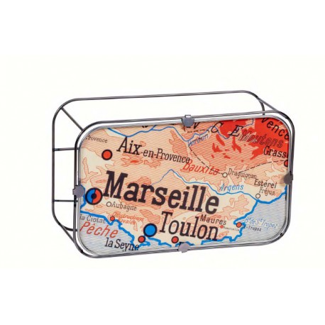 Applique cadre - Marseille rouge