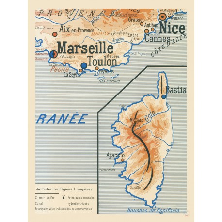 Affiche Marseille et Corse