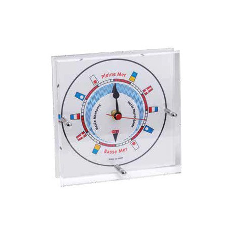 Horloge et Indicateur de marée - Plexiglas - Marineshop