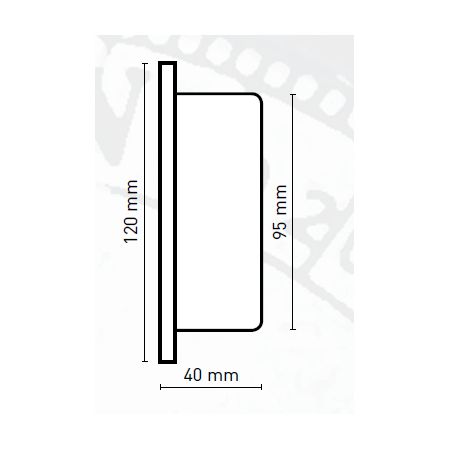 Thermomètre Hygromètre MARINE diamètre 150mm - Dimensions - Marineshop