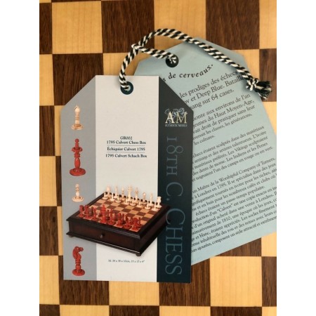 Jeu d'échecs Calvert 1795 - Authentic Models - Marineshop.fr