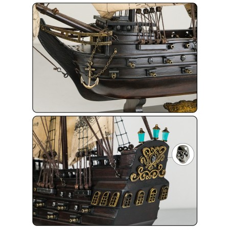 Maquette Black Pearl - Bateau Pirate - Détails - Marineshop.fr