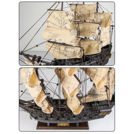 Maquette Black Pearl - Bateau Pirate - Voiles - Marineshop.fr