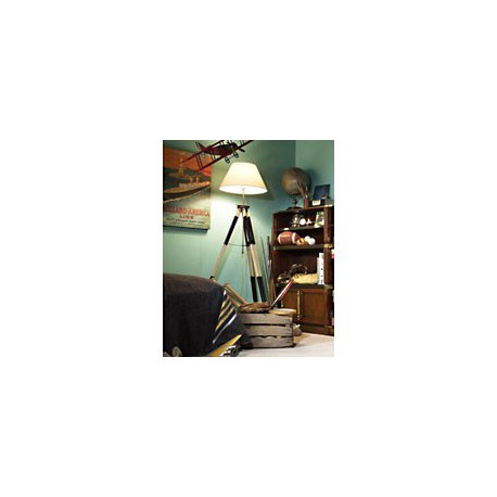 Lampe tripode topographe noire - 1103