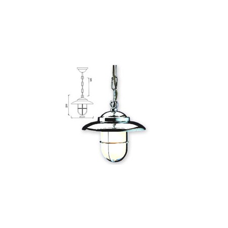 Lampe suspension BAYONNE chromée - 9642CR