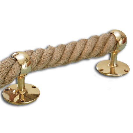 Mesure du métrage de corde et du nombre d'attaches - Escalier rectiligne